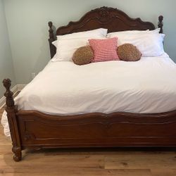 King Bed Frame And Chest. 