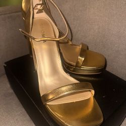 Gold Fashion Nova Heels