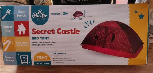 Secret castle bed tent