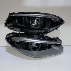 BMW F10 Dual LED U-Halo DRL Sequential Turn Signal HID Projector Headlights for 2011 to 2013