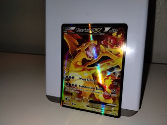 Pokemon XY121 Charizard EX Holo Ultra Rare Full Art Promo Pokemon Card