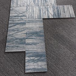 41.94 S.F $42 Commercial Grade Carpet Tile 27 Boxes 