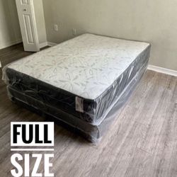 NEW Mattress Full Size With Box Spring // Offer  🚚