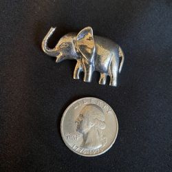 Vintage DaneCraft Sterling Silver Elephant Brooch