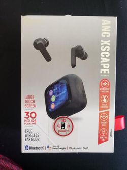 Bluetooth earbuds with touch screen + games 🎮