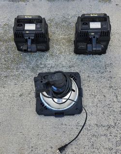 Set Of 3 Lights W/Barn Doors