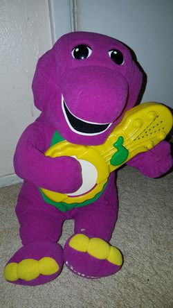 Playskool Sing 'N Strum Barney Toy 12.5"