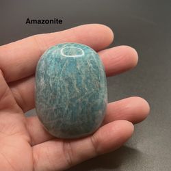 Amazonite  Palm Stone from Madagascar 67.4g