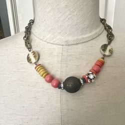 Harajuku Lovers Shell Pendant Necklace 