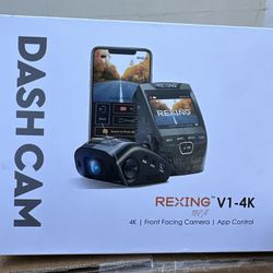 Rexing V1-4K Dash Cam 4K+1080p with Wi-Fi 2.4” LCD | 170 ° Wide Angle