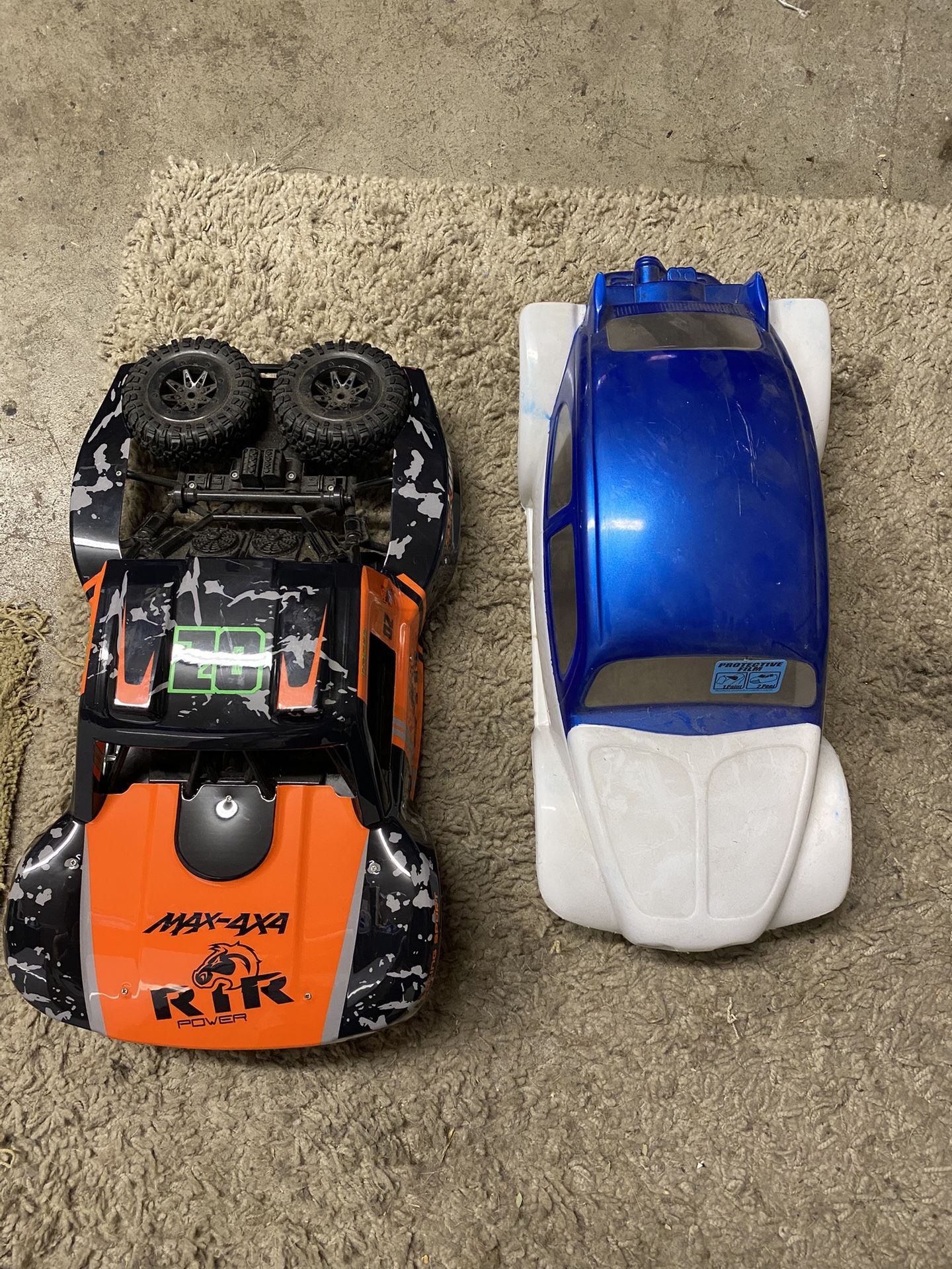 Traxxas Revo Upgraded With Extra Parts.