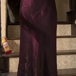 JODY OF CALIFORNIA purple prom DRESS SIZE 3/4