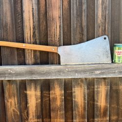 Hog Splitter Cleaver  Giant “NOS”! 