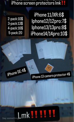 iPhone Screen Protectors Various Models
