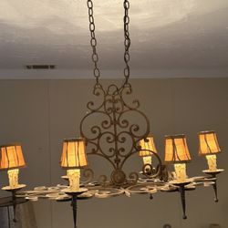 Arte De Mexico Spanish / Mediterranean Iron Chandelier 