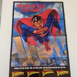 1991 Superman The Man Of Steel Flies Again