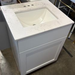 24 in vanity bathroom in white $199