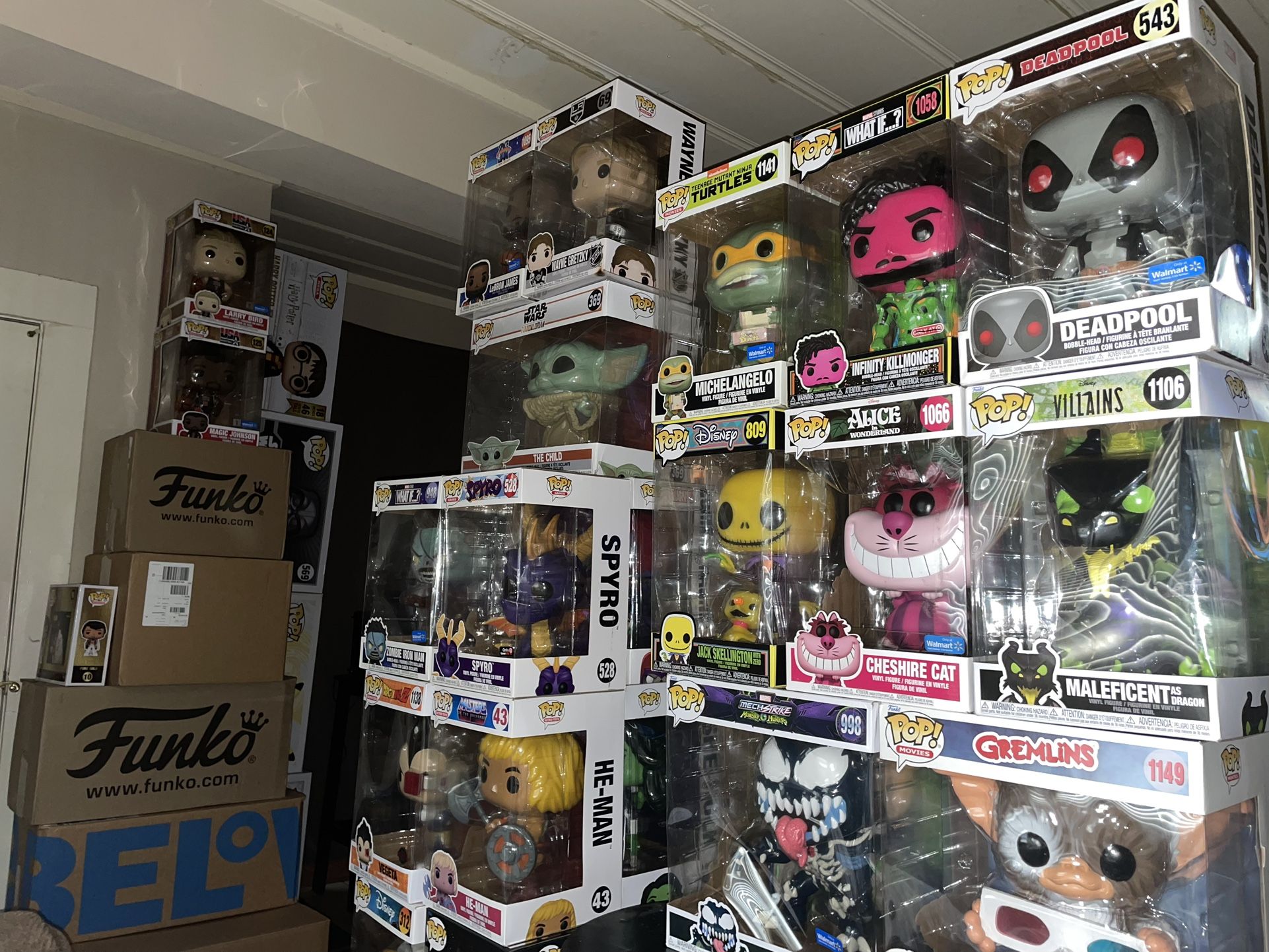 10 FUNKO POPS!!!