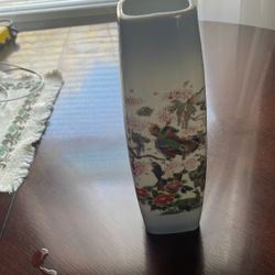 Preowned Japanese Shaddy Mino Porcelain Vase 
