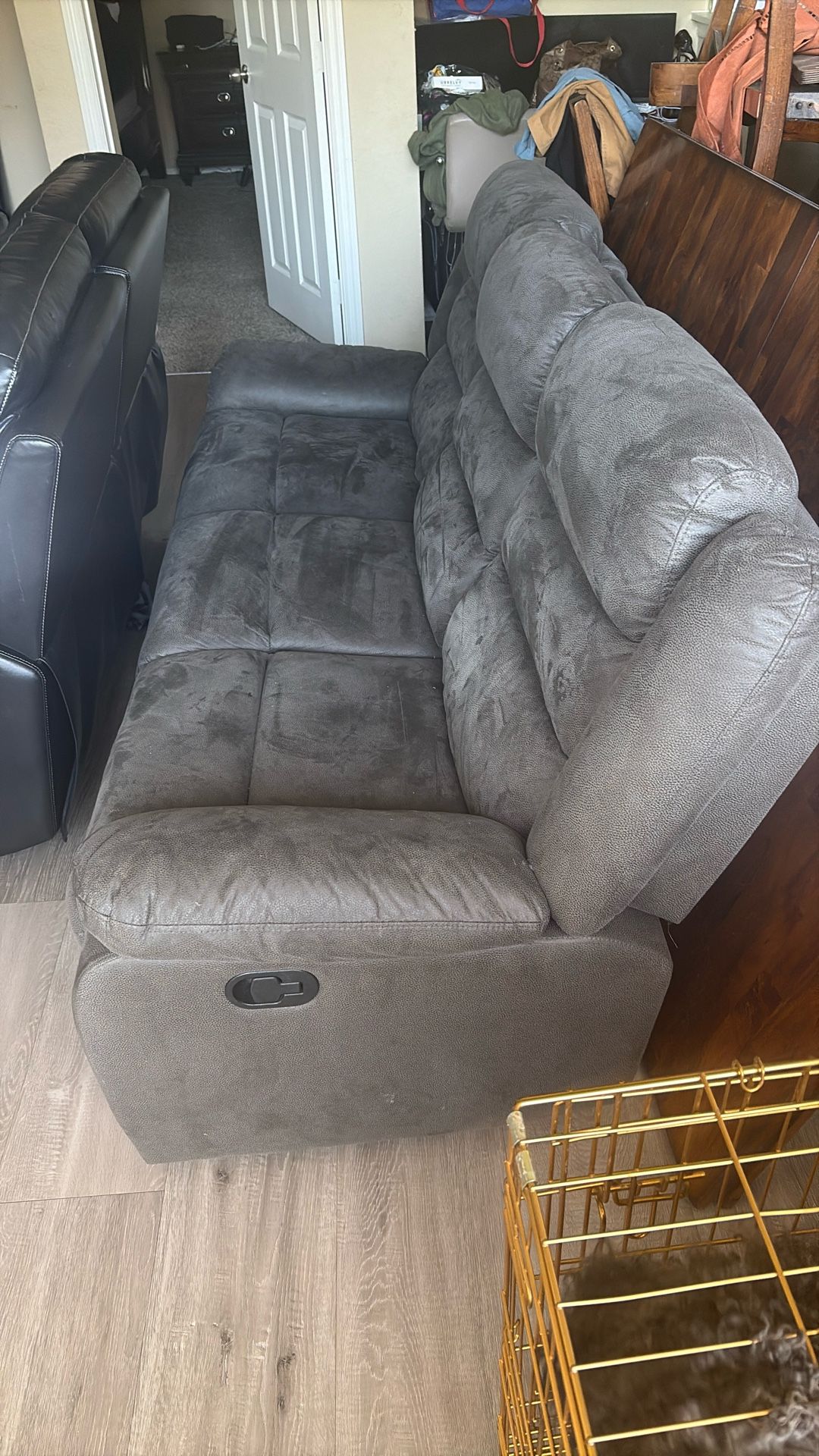 Three Seater Couch With Two Recliners