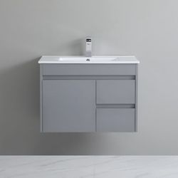END OF YEAR SALE ~ Modern Floating Bathroom Vanity - 30 inches