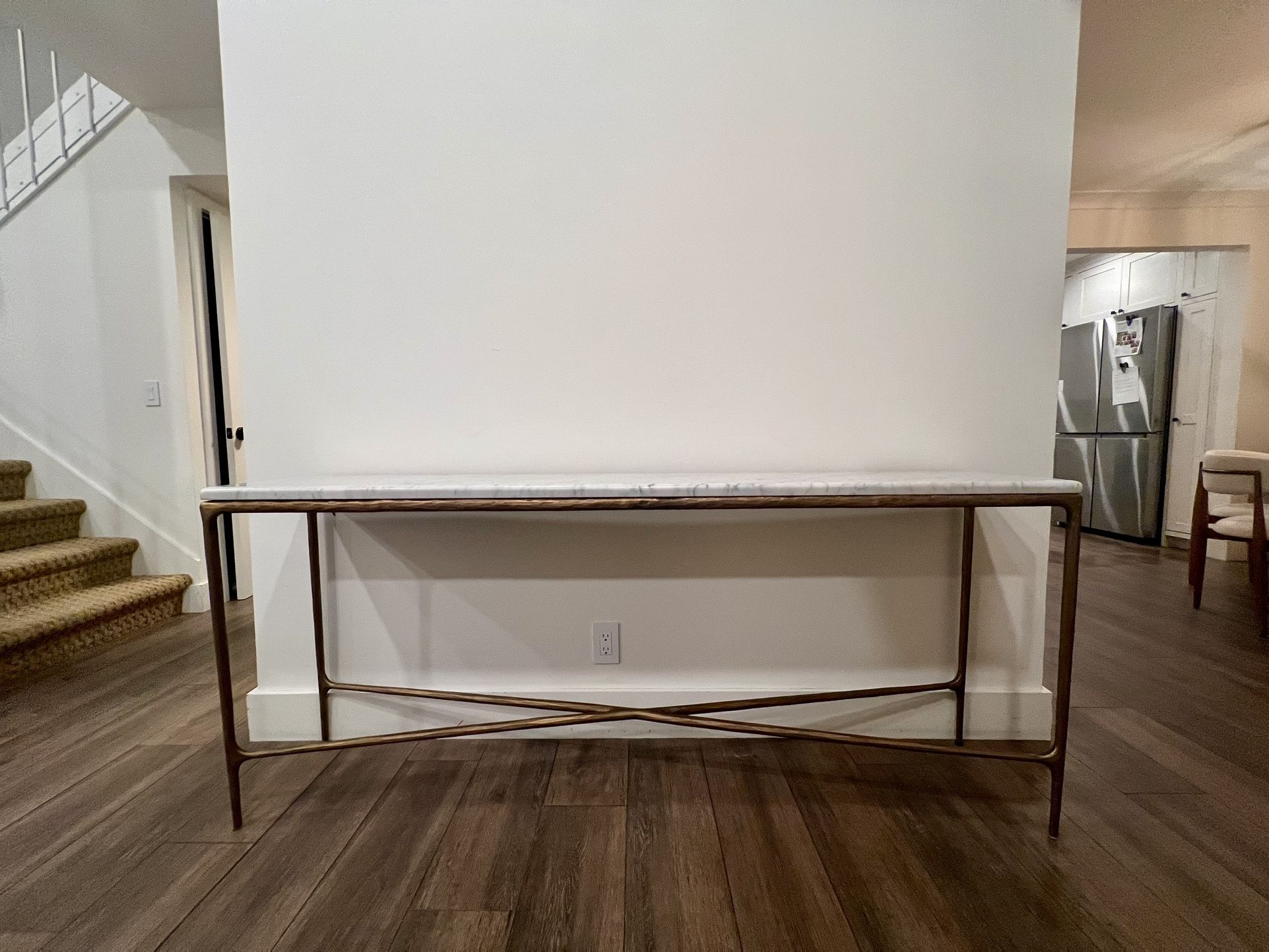 RH Thaddeus Console Table (Orig. $3,255.00 at Restoration Hardware, Selling For 1000.00)