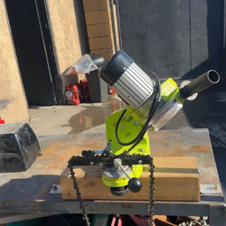 Saw chain sharpener