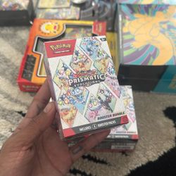 Prismatic Evolutions  Booster Bundle 6 Pack Pokemon Cards 