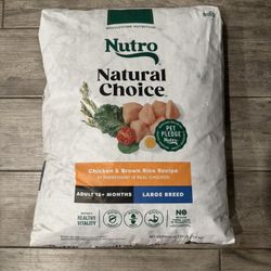 Nutro Natural Choice Adult Chicken & Brown Rice Recipe Dry Dog Food 30lb bag