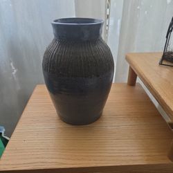 Blue Handmade Pottery Vase