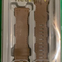 heyday fitbit band brown leather
