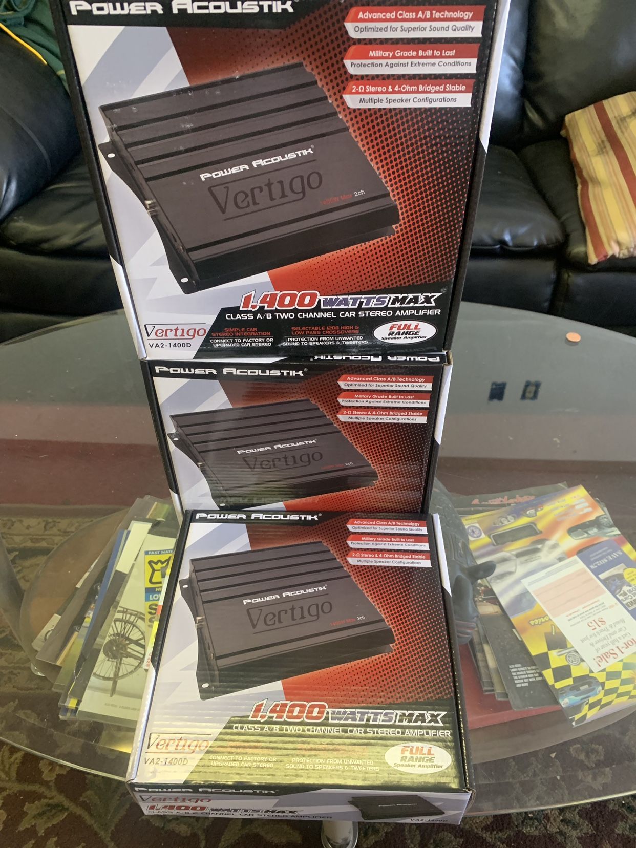 Power Acoustic Car Audio Car Stereo Amplifier . 1400 watts . New Years Super Sale . $59 While They Last . New