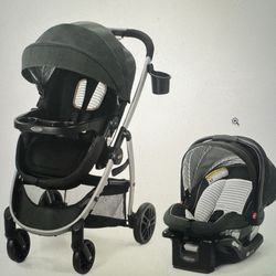 Graco Car Seat And Stroller And Bassinet