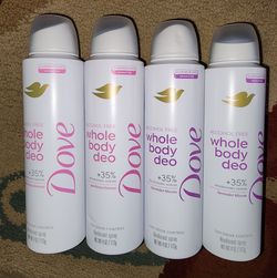 Dove whole body deodorant 7.00 each 

I do exchanges at the corona library, 650 S Main St, Corona, CA 92882 on most weekends

I make custom bundles, c
