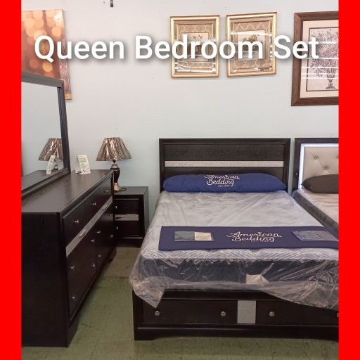 ✨ Queen Platform Bedroom Set
