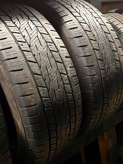2 USED 25555R20 CONTINENTAL All Season tires for $140 installed and balanced . 255 55 R 20 25555R20 255/55/20 255/55/R20  Texas Extreme Tire Co. 1305 