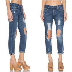 Lovers + Friends Distressed Jeans