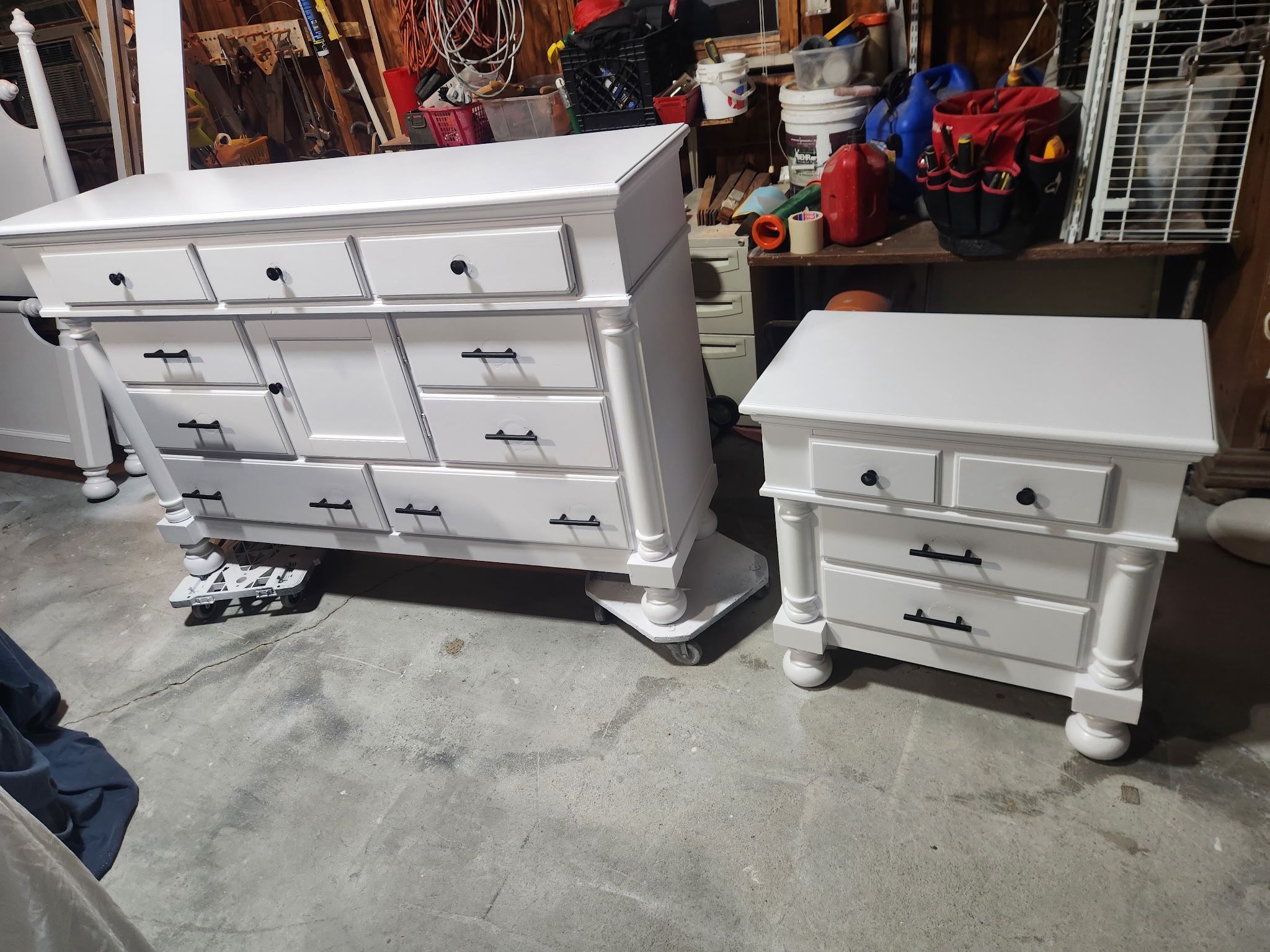 White 3 Piece Bed Set