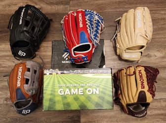 NOKONA GLOVE - Baseball Softball Mitt Nocona Fastpitch Slowpitch RHT Fast Slow Pitch 12 to 12.75 LIKE NEW Nakona