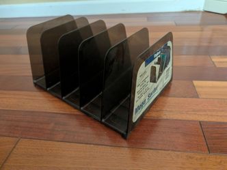 Mega Sorter plastic office document mail letter paper filing rack vertical folder file organizer