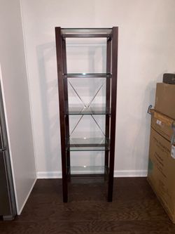 Crate and Barrel Drake Bookshelf / Storage Tower