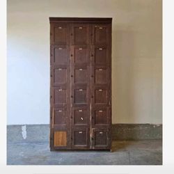Antique Wooden Lockers