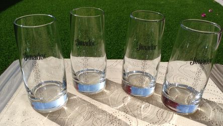 4 El Jimador beer glasses