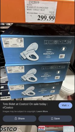 TOTO Washlet Electronic Bidet Elongated Toilet Seat | T1SW3014#01 - White - NEW