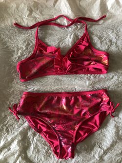 Girls pink bikini