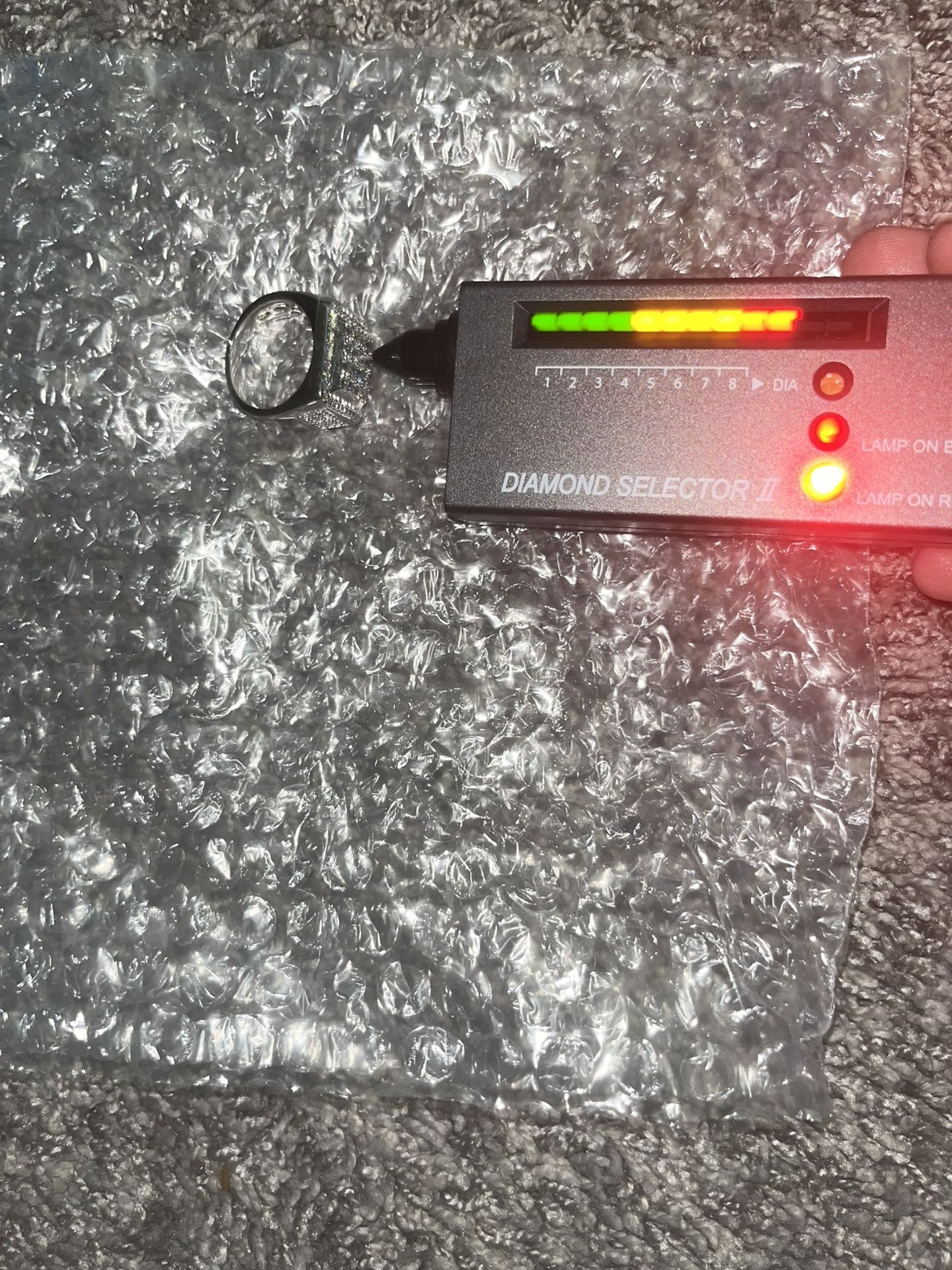 Moissanite Ring Passes Diamond Tester