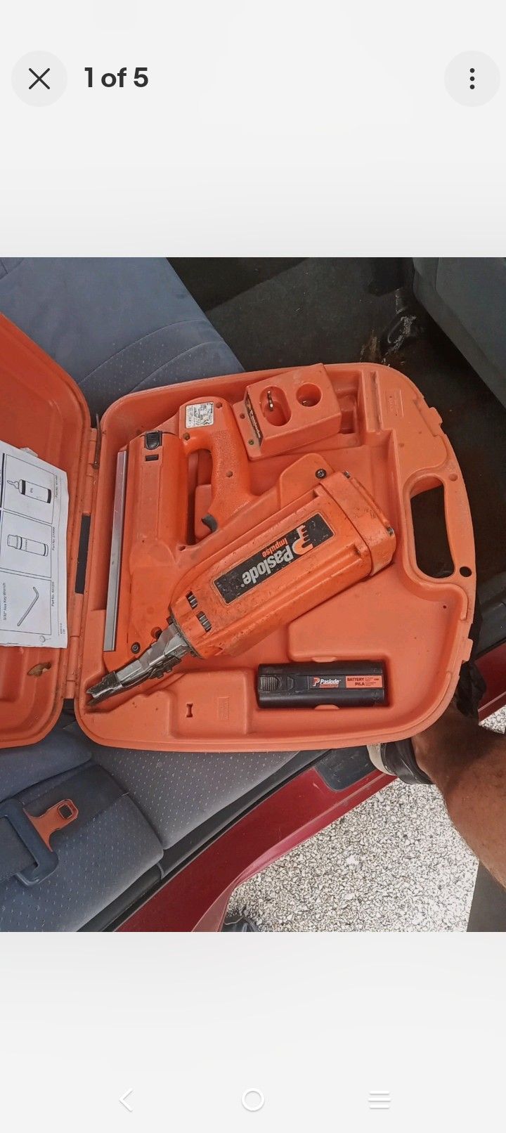 Paslode Impulse IMCT 900420 Cordless 30 Framing Nailer with Case
