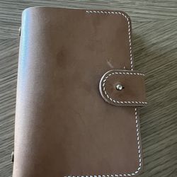 Pocket Ring Size Leather Planner