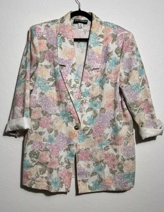 Sag harbor vintage women’s cardigan jacket /sz 16