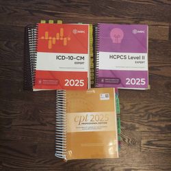 AAPC BUNDLE - CPT, HCPCS II, ICD-10-CM Professional Edition Medical Coding Books